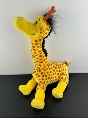 Kohl's Cares Dr Seuss Mulberry Street Giraffe 15” Large Yellow Brown Plush